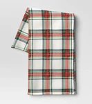 Tartan Plaid Printed Plush Throw Blanket Cream - Wondershop. Fixed Price $15.90.