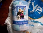 2014 New Northwest Disney Frozen Anna Elsa Olaf Throw Blanket Fleece 40X50. Fixed Price $40.00.