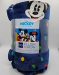 Disney Big One Oversized Plush Mickey Friends Christmas Throw Blanket 5'X6'. Fixed Price $34.99.