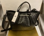New With Tags Calvin Klein Black Basket Weave Shoulder Bag Silver Hardware $188. Fixed Price $58.50.