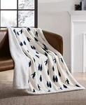 Eddie Bauer - Blanket, Super Soft Reversible Sherpa & Brushed Fleece Bedding,.... Fixed Price $39.95.