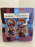 Disney Frozen 2 Weighted Blanket 4.5LB 36 X 48 Walking To Winter Elsa & Anna. Fixed Price $45.00.
