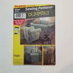 Uncut Simplicity Cover Ups 5699 Wrights Sofa Couch Chair Sewing Patterns. Fixed Price $10.00.
