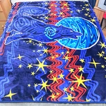 Nu Trendz Signature Collection Luxury Plush Queen Size Fleece Blanket Blue 86X80. Fixed Price $59.90.