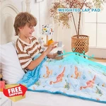Yescool 3LB Glow Dinosaur Weighted Lap Blanket 36"X48" Minky. Fixed Price $42.99.