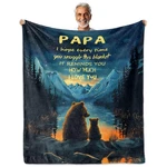 Nexvsgl Gifts From Grandkids, For Papa, Birthday Blanket. Fixed Price $48.21.