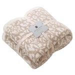 Mh Mylune Home Ultra Soft Leopard Throw 50"X60" - 550 Gsm, Khaki. Fixed Price $68.64.
