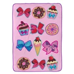 Nickelodeon Jojo Siwa Follow Your Dreams Plush Twin Bed Blanket, 62"X90". Fixed Price $31.88.