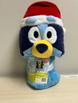 Bluey Hooded Santa Blanket. Fixed Price $16.00.