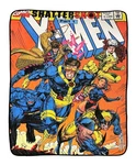 Marvel X-men 90'S Shattershot Fleece Throw Blanket. Fixed Price $29.95.