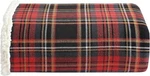 Eddie Bauer - Blanket, Cotton Throw, Mountain Tartan Red/black/gold. Fixed Price $40.17.