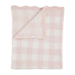 Mud Pie Children's Pink Gingham Chenille Blanket. Fixed Price $36.04.