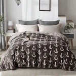 Dakang Plush Blanket King SIZE90 X 104 Flannel Fleece Soft Microfiber Anchor. Fixed Price $52.38.