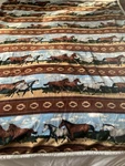Carstens Horse Sherpa Throw Blanket Lover Ranch. Fixed Price $18.71.