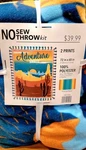 No Sew Throw Fleece Blanket Kit Adventure Awaits Southwest Canyon 72X60 New. Fixed Price $40.00.
