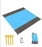 New Alpha Beach Blanket Sandproof W/carrying Bag & Takes 9'X10' Blue/gray. Fixed Price $17.99.