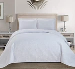 Mk Collection 3PC King/california Solid Embossed Bedspread Cover Ove.... Fixed Price $38.62.