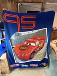 Disney Cars Lightning Mcqueen Fleece Soft Throw Blanket 46" X 60". Fixed Price $12.99.