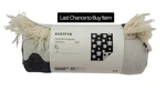 Ikea Kustfyr Throw Blanket Halloween Ghosts Cotton White Black 205.995.83 - New. Fixed Price $35.99.