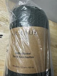Arhaus Waffle Weave Knit Throw Blanket 100% Cotton 50X60 Dark Forest Green. Fixed Price $32.95.