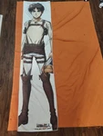 Giant Life Size Microfiber Blanket Attack On Titan Levi Official Merch Ltd Japan. Fixed Price $60.00.