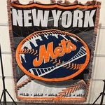 Mlb New York Mets Northwest Triple Woven Jacquard Blanket Throw Nwt 45 X60. Fixed Price $49.95.