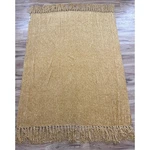 Pier Imports Chenille Throw Blanket Goldenrod Fringe 76" X 51" Cozy Comfy. Fixed Price $15.96.