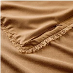 Casa Luna Full/queen Heavyweight Linen Blend Duvet Cover & Sham Set Warm Brown. Fixed Price $45.00.