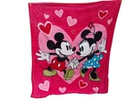 Mickey & Minnie Mouse Heart Throw Blanket 50 X 60 Northwest. Fixed Price $10.49.