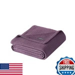 Eddie Bauer - King Size Blanket 100 Soft Cotton Bedding Waffle Weave Texture. Fixed Price $86.47.