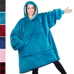 Blanket Sweatshirt Sherpa Lining Plush Comfy Fleece Oversized Hoodie With Pocket. Fixed Price $29.99.