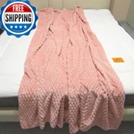 Ahinahwap Water Resistant Blanket For Bed Couch Sofa 60X80 Reversible Washable. Fixed Price $74.40.