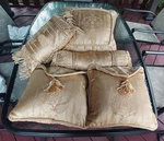 Shavel Home Products Gold Venezia Style 8 Piece Comforter Set Queen Size. Fixed Price $189.95.