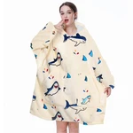 Aemicion Wearable Blanket Hoodie,oversized Sherpa Adult, Big Shark/adult. Fixed Price $42.99.