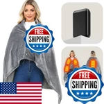 Headiieva Heated Blanket Portable BATTERY-6 Zone Heating 55 X 35. Fixed Price $59.98.