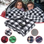 12V Heated Fleece Car Blanket With Controller For Timer & Levels. Fixed Price $19.99.
