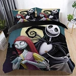 Ankeyoo Duvet Cover Sets Nightmare Christmas Jack And Sally Rose Decor Bedding. Fixed Price $83.23.