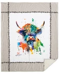 Carstens Home Highland Cow Plush Sherpa Blanket - DC138. Fixed Price $50.16.