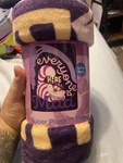 Licensed Cheshire Cat New Plush Fleece Throw Gift Blanket Disney Alice Purple. Fixed Price $24.99.