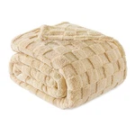 Exclusivo Mezcla King Size Flannel Fleece Blanket, (104"X90"), Camel. Fixed Price $37.87.