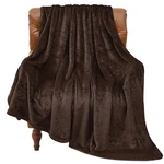 Bedelite Fleece Brown Blankets For Couch THROW(50"X60"),. Fixed Price $22.92.