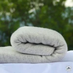 Cashmere Blanket "ama" ( ), Handcrafted From Nepal, Cuddle Throw, Plaid, Quilt. Fixed Price $265.00.