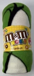 M&m World Fleece Blanket Throw Mars Chocolate Character 50 X 60. Fixed Price $14.95.