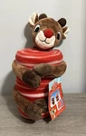 Dan Rudolph The Red Nosed Reindeer Fleece Throw 50" X 60" Plush Nwt. Fixed Price $14.94.