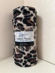 Mainstays Cheetah Fleece Throw 50IN X 60IN. Fixed Price $15.99.