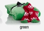 Soft And Cozy Solid Throw Pattern Socks Set Color Green One Size. Fixed Price $25.98.