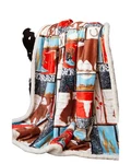 Carstens Home Wrangler Vintage Western Sherpa Throw Blanket - JW260. Fixed Price $50.16.