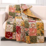 Greenland Home Antique Chic Quilted Patchwork Throw, 50" X 60" Multicolor. Fixed Price $45.73.
