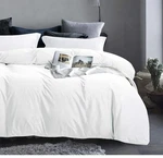 Ntbay 3 Pieces Queen Duvet Cover Set White Microfiber. Fixed Price $25.00.