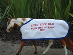 Zippo Pine Bar Embroidered Blanket For Breyer Quarter Horse Aqha Hall Of Fame. Fixed Price $25.25.